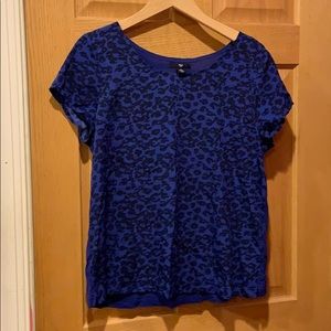 Blue dressy top
